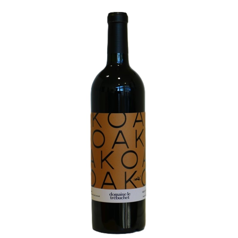 Oak, Domaine Le Trébuchet, bordeaux rouge élevé en fûts de chêne