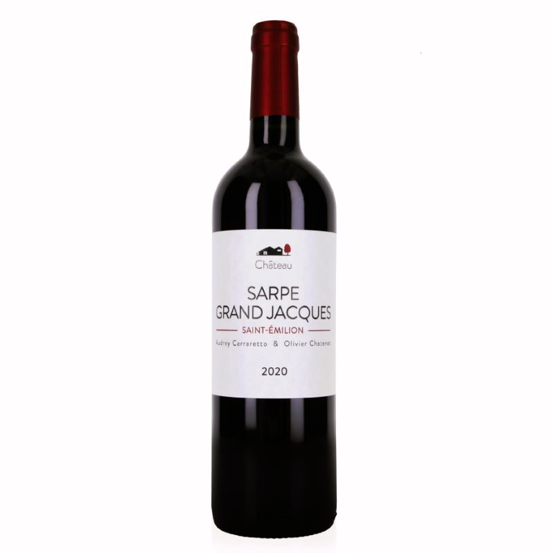 AOC Saint-Emilion, Château Sarpe Grand Jacques, vin rouge bio