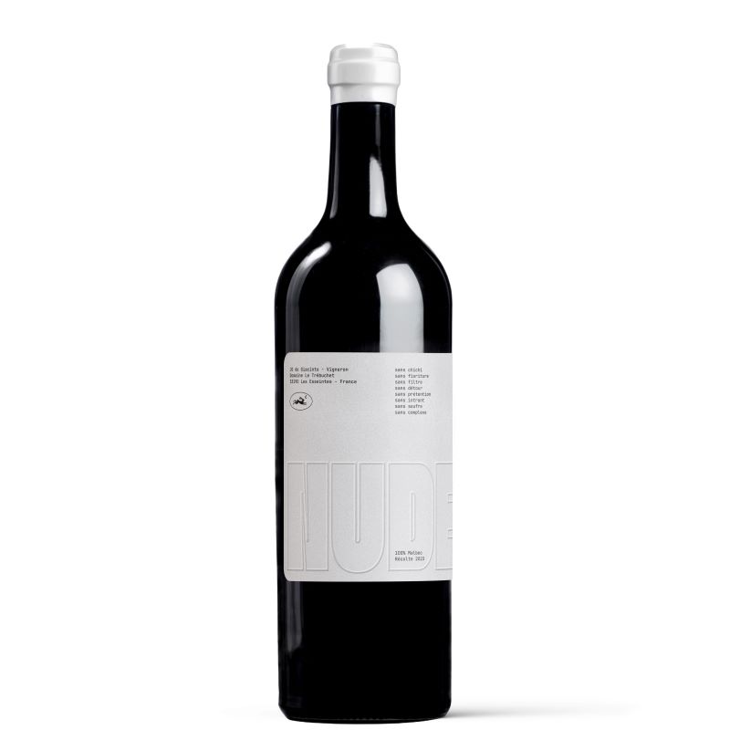 Nude, Domaine le Trébuchet, bordeaux bio méthode nature sans sulfites