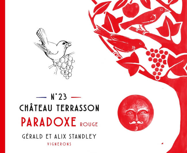 Paradoxe, Ch&acirc;teau Terrasson, G&eacute;rald et Alix Standley, AOC Castillon, vin bio