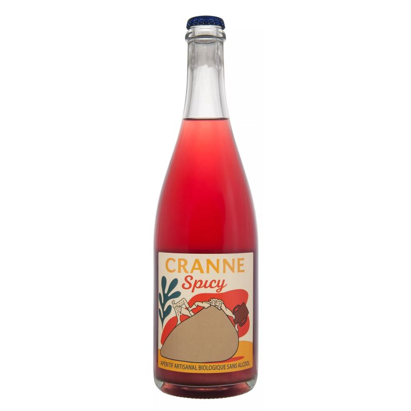 Cranne Spicy, Vignobles Lacoste, boisson pétillante bio sans alcool