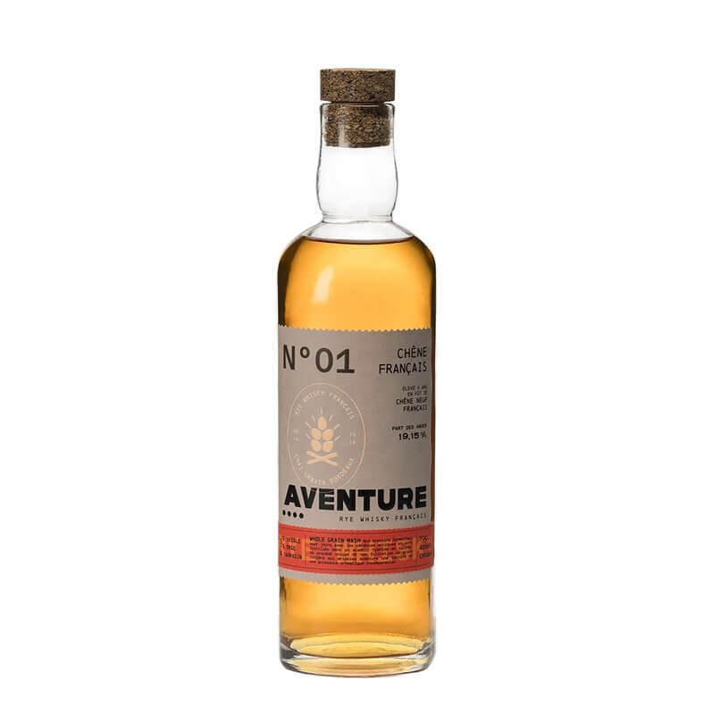 Aventure N° 1 - chêne français, rye whisky bio | Bordeaux Distilling Company