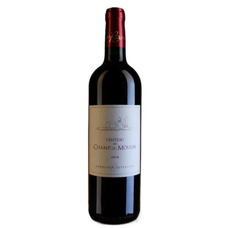 Château du Champ du Moulin 2016, AOC Bordeaux Supérieur, vin rouge bio