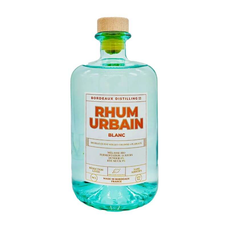Rhum Urbain blanc français bio, Bordeaux Distilling Company