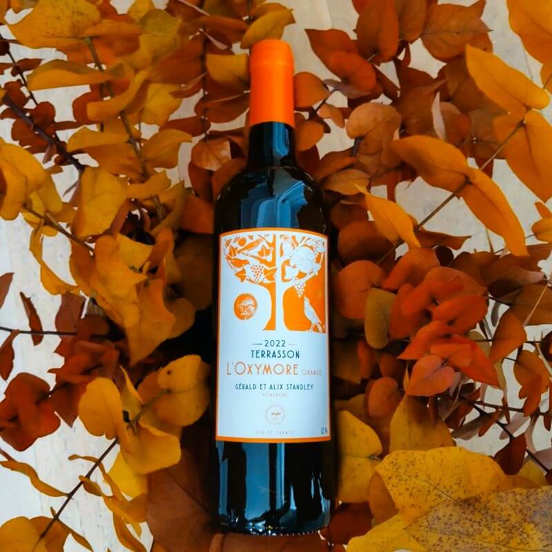 Oxymore orange de Terrasson, vin blanc de macération, Gérald & Alix Standley, cuvée Pirate